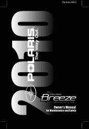 2010 Polaris Breeze Owners Manual