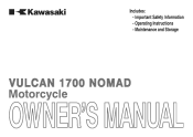 2012 Kawasaki Vulcan 1700 Nomad Owners Manual