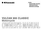 2014 Kawasaki Vulcan 900 Classic Owners Manual