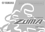 2009 Yamaha Motorsports Zuma 125 Owners Manual
