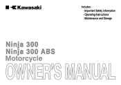 2014 Kawasaki NINJA 300 ABS Owners Manual