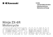 2012 Kawasaki NINJA ZX-6R Owners Manual