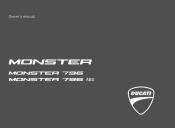 2012 Ducati Monster 796 Owners Manual