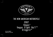 2007 Polaris Vegas 8-Ball Owners Manual
