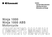 2014 Kawasaki NINJA 1000 ABS Owners Manual