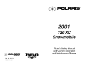 2001 Polaris 120 XCR Owners Manual