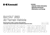 2008 Kawasaki Bayou 250 Owners Manual