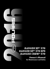 2016 Polaris Ranger XP 570 Owners Manual