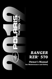 2012 Polaris RZR 570 Owners Manual