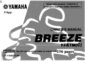 2000 Yamaha Motorsports Breeze Owners Manual