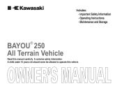 2011 Kawasaki Bayou 250 Owners Manual