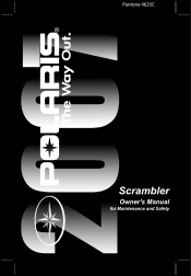 2007 Polaris Scrambler Owners Manual