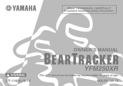 2003 Yamaha Motorsports Beartracker Owners Manual