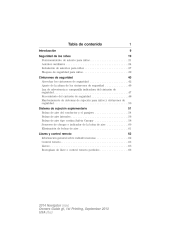 2014 Lincoln Navigator L Owner Manual (Spanish) Printing 1