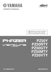 2009 Yamaha Motorsports Phazer R-TX Owners Manual