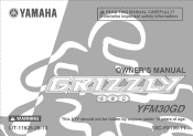 2012 Yamaha Motorsports Grizzly 300 Automatic Owners Manual