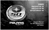 2005 Polaris Sportsman 90 Owners Manual