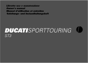 2004 Ducati SportTouring ST3 Owners Manual