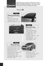 2010 Lexus IS 250 User Guide