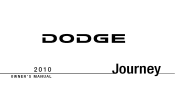 2010 Dodge Journey Owner Manual