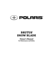 2014 Polaris BRUTUS Owners Manual