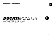 2006 Ducati Monster S2R 1000 Owners Manual