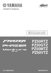 2010 Yamaha Motorsports Phazer GT Owners Manual