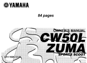 1999 Yamaha Motorsports Zuma ll Owners Manual