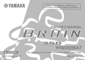 2005 Yamaha Motorsports Bruin 350 Auto. 4x4 Owners Manual