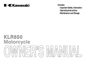 2014 Kawasaki KLR650 Owners Manual