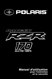 2013 Polaris RZR 170 Owners Manual