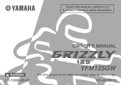 2007 Yamaha Motorsports Grizzly 125 Automatic Owners Manual