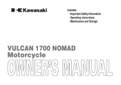 2009 Kawasaki Vulcan 1700 Nomad Owners Manual