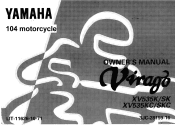 1998 Yamaha Motorsports Virago 535 Owners Manual