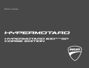 2012 Ducati Hypermotard 1100 EVO SP Owners Manual