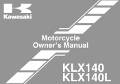 2011 Kawasaki KLX140L Owners Manual