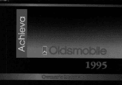 1995 Oldsmobile Achieva Owner's Manual