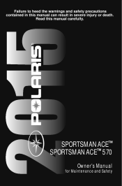 2015 Polaris Sportsman ACE 570 Owners Manual