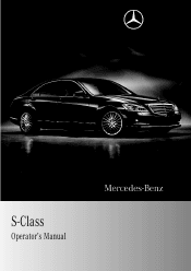2010 Mercedes S-Class Owner's Manual