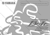 2015 Yamaha Motorsports Bolt C-Spec Owners Manual