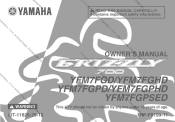 2013 Yamaha Motorsports Grizzly 700 4x4 Owners Manual