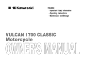2010 Kawasaki Vulcan 1700 Classic Owners Manual