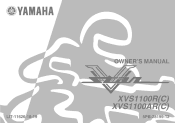 2003 Yamaha Motorsports V Star 1100 Custom Owners Manual