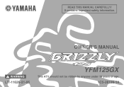 2008 Yamaha Motorsports Grizzly 125 Automatic Owners Manual