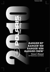 2010 Polaris Ranger HD Owners Manual