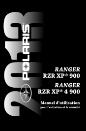 2013 Polaris RZR XP 900 Owners Manual