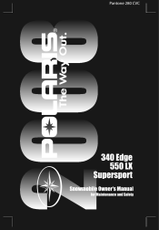 2008 Polaris Supersport Owners Manual