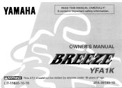 1998 Yamaha Motorsports Breeze Owners Manual