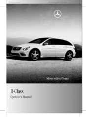 2010 Mercedes R-Class Owner's Manual