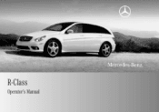 2009 Mercedes R-Class Owner's Manual